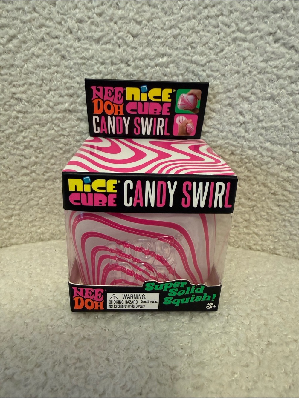 Needoh RARE Candy Swirl Nice Cube